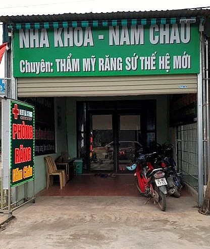 thi xa nghi son thanh hoa ai chong lung de hang loat phong kham nam chau hoat dong trai phep