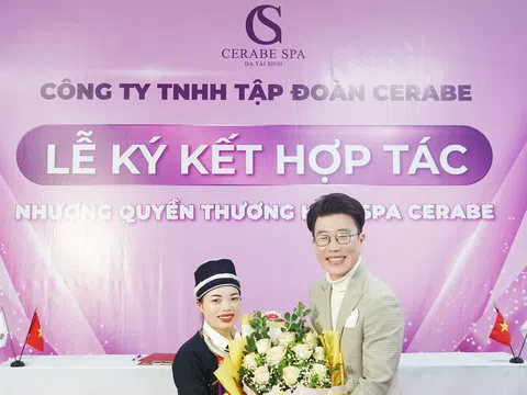 Lễ kí kết hợp tác toàn diện giữa Chuỗi nhượng quyền thương hiệu Spa Cerabe và Chủ Spa Đặng Thị Hồng