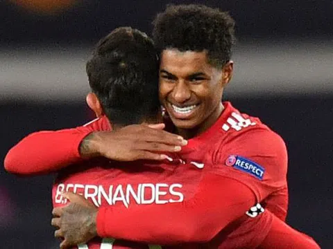 MU 5-0 Leipzig: Rashford lập hat-trick