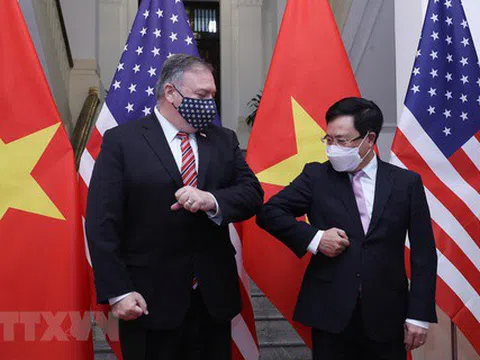 Phó thủ tướng Phạm Bình Minh hội đàm với Ngoại trưởng Mỹ Pompeo