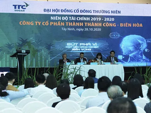 TTC Sugar thông qua kế hoạch lãi 662 tỷ đồng niên độ 2020-2021, chia cổ tức từ 6-8%