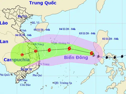 Bão Goni vào Biển Đông, sức gió mạnh nhất giật cấp 12