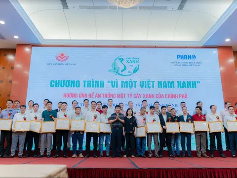 Tri ân nhà tài trợ Chương trình VÌ MỘT VIỆT NAM XANH năm 2021