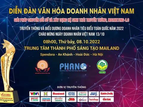 Diễn đàn Văn hóa Doanh nhân Việt Nam - Chào mừng ngày Doanh nhân Việt Nam năm 2022