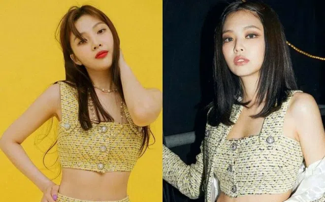 Joy nhiều lần diện váy áo giống Jennie, Lisa