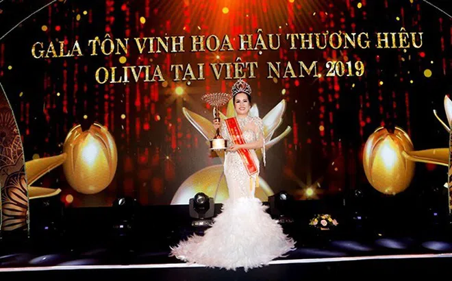 Doanh Nhân Trần Thị Nhỏ Hằng đăng quang "Hoa Hậu Đại Sứ Thương Hiệu Olivia 2019" tại Việt Nam